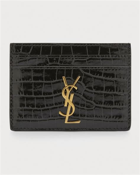 ysl credit card holder navy|ysl card case.